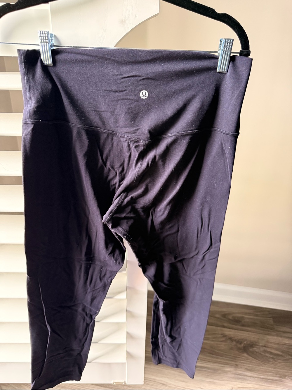 lululemon athletica Navy Cropped High-Rise Leggings